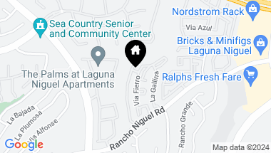 Map of 28137 Via Fierro, Laguna Niguel CA, 92677