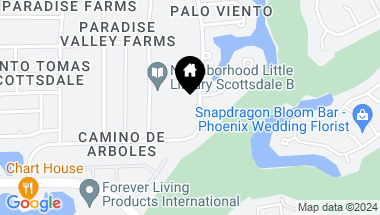 Map of 8030 N VIA DE LAGO Road, Scottsdale AZ, 85258