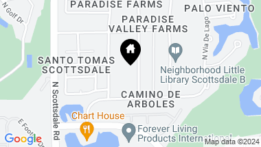 Map of 8030 N 74TH Place, Scottsdale AZ, 85258