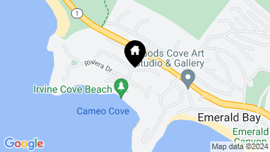 Map of 2495 Monaco Drive, Laguna Beach CA, 92651