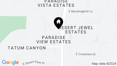 Map of 4744 E SAGUARO Place, Paradise Valley AZ, 85253