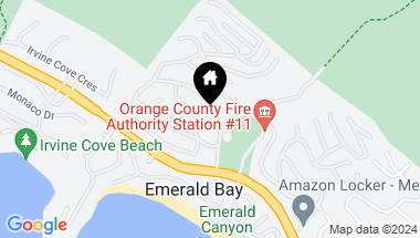 Map of 933 Emerald Bay, Laguna Beach CA, 92651