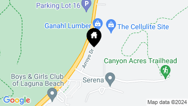 Map of 1595 Arroyo Drive, Laguna Beach CA, 92651