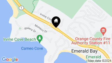 Map of 2450 Monaco Drive, Laguna Beach CA, 92651