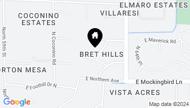 Map of 6232 E BRET HILLS Drive, Paradise Valley AZ, 85253
