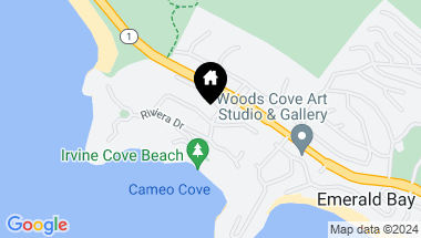 Map of 2500 Monaco Drive, Laguna Beach CA, 92651