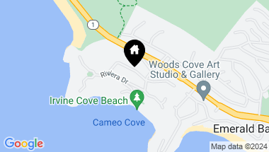 Map of 2523 Monaco Drive, Laguna Beach CA, 92651