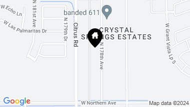 Map of 8216 N 178TH Avenue, Waddell AZ, 85355