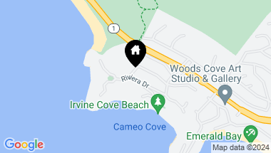 Map of 2596 Riviera Drive, Laguna Beach CA, 92651