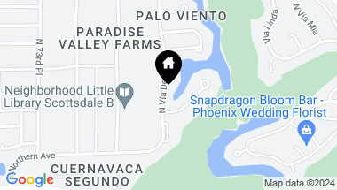 Map of 8113 N VIA DE LAGO --, Scottsdale AZ, 85258