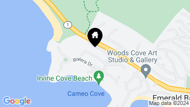 Map of 2538 Monaco Drive, Laguna Beach CA, 92651