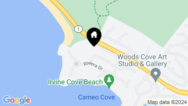 Map of 2566 Monaco Drive, Laguna Beach CA, 92651