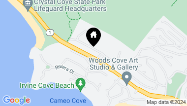 Map of 2520 Irvine Cove Crest, Laguna Beach CA, 92651