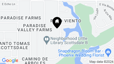 Map of 8206 N VIA DE LAGO --, Scottsdale AZ, 85258