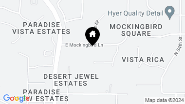 Map of 4987 E MOCKINGBIRD Lane, Paradise Valley AZ, 85253
