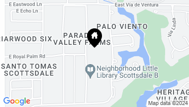 Map of 8217 N 75TH Street, Scottsdale AZ, 85258