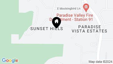 Map of 4615 E WHITE Drive, Paradise Valley AZ, 85253