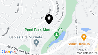 Map of 39749 Wild Flower Drive, Murrieta CA, 92563