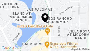 Map of 8443 E DEL CAMINO Drive, Scottsdale AZ, 85258