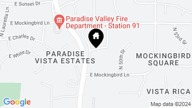 Map of 8247 N RIDGEVIEW Drive, Paradise Valley AZ, 85253