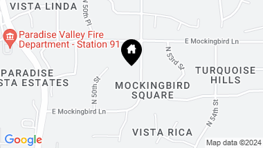 Map of 8302 N MOCKINGBIRD Lane, Paradise Valley AZ, 85253