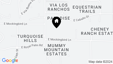 Map of 5636 E Mockingbird Lane, Paradise Valley AZ, 85253