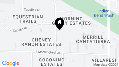 Map of 8345 N MORNING GLORY Road, Paradise Valley AZ, 85253