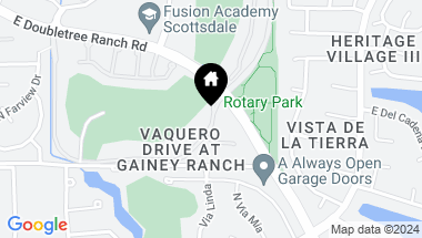 Map of 7750 E VAQUERO Drive, Scottsdale AZ, 85258