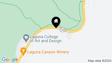 Map of 2675 Laguna Canyon Road, Laguna Beach CA, 92651