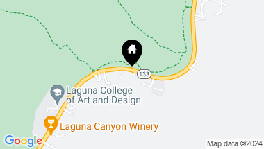 Map of 2695 Laguna Canyon RD, LAGUNA BEACH CA, 92651