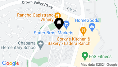 Map of 17 Keystone Drive, Ladera Ranch CA, 92694