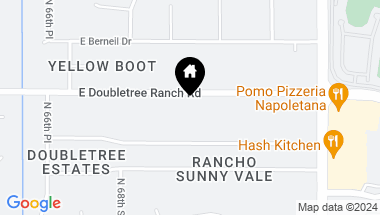 Map of 6927 E DOUBLETREE RANCH Road, Paradise Valley AZ, 85253