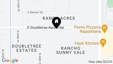 Map of 6911 E DOUBLETREE RANCH Road, Paradise Valley AZ, 85253