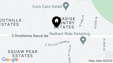 Map of 9012 N 53rd Street, Paradise Valley AZ, 85253