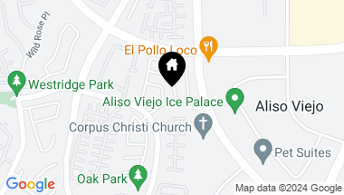 Map of 33 Sequoia Drive, Aliso Viejo CA, 92656