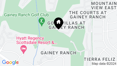 Map of 7760 E GAINEY RANCH Road # 9, Scottsdale AZ, 85258