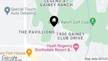 Map of 7222 E GAINEY RANCH Road # 126, Scottsdale AZ, 85258