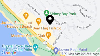 Map of 66 Sidra Cove, Newport Coast CA, 92657