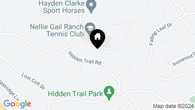 Map of 27086 Hidden Trail Road, Laguna Hills CA, 92653