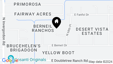 Map of 6714 E Berneil Lane, Paradise Valley AZ, 85253