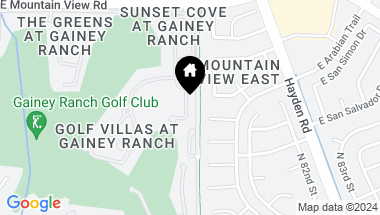 Map of 7710 E GAINEY RANCH Road # 241, Scottsdale AZ, 85258