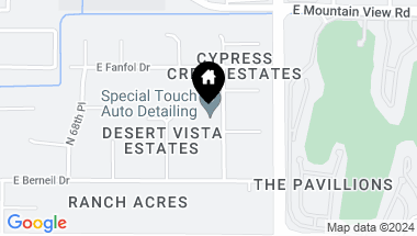 Map of 9322 N 71ST Street, Paradise Valley AZ, 85253