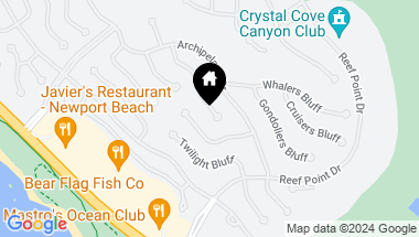 Map of 30 Cliffhouse Bluff, Newport Coast CA, 92657