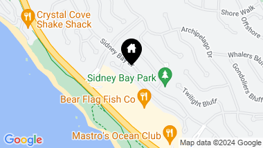 Map of 104 Sidney Bay Drive, Newport Coast CA, 92657