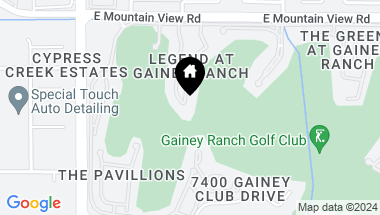 Map of 7425 E GAINEY RANCH Road # 22, Scottsdale AZ, 85258