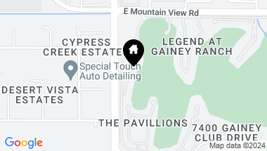 Map of 7323 E GAINEY RANCH Road # 8, Scottsdale AZ, 85258