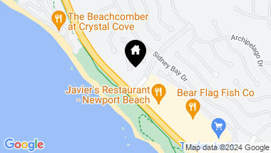 Map of 32 Wharfside Drive, Newport Coast CA, 92657