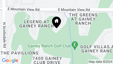 Map of 7475 E Gainey Ranch Road # 2, Scottsdale AZ, 85258