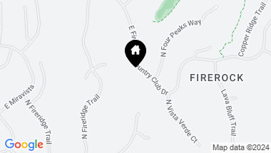Map of 15535 E FIREROCK COUNTRY CLUB Drive, Fountain Hills AZ, 85268
