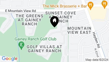 Map of 7740 E GAINEY RANCH Road # 3, Scottsdale AZ, 85258